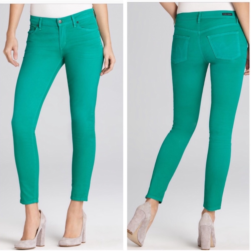 Citizens of Humanity | Kelly Green Thompson Medium Rise 29” Skinny Jeans📦